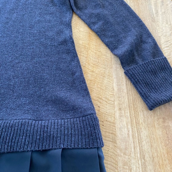 Soft Surroundings Black Chloe Pleated Turtleneck Sweater Dress Ps - Picture 6 of 11